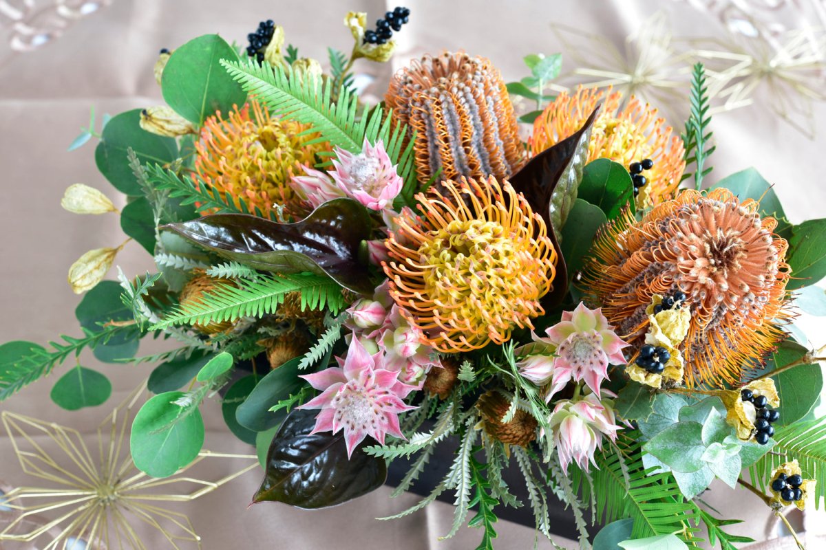 二十四節気の花飾り - 立冬 小雪 - - 名古屋園芸